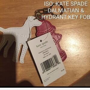 Kate Spade Dalmatian And Hydrant Key Fob